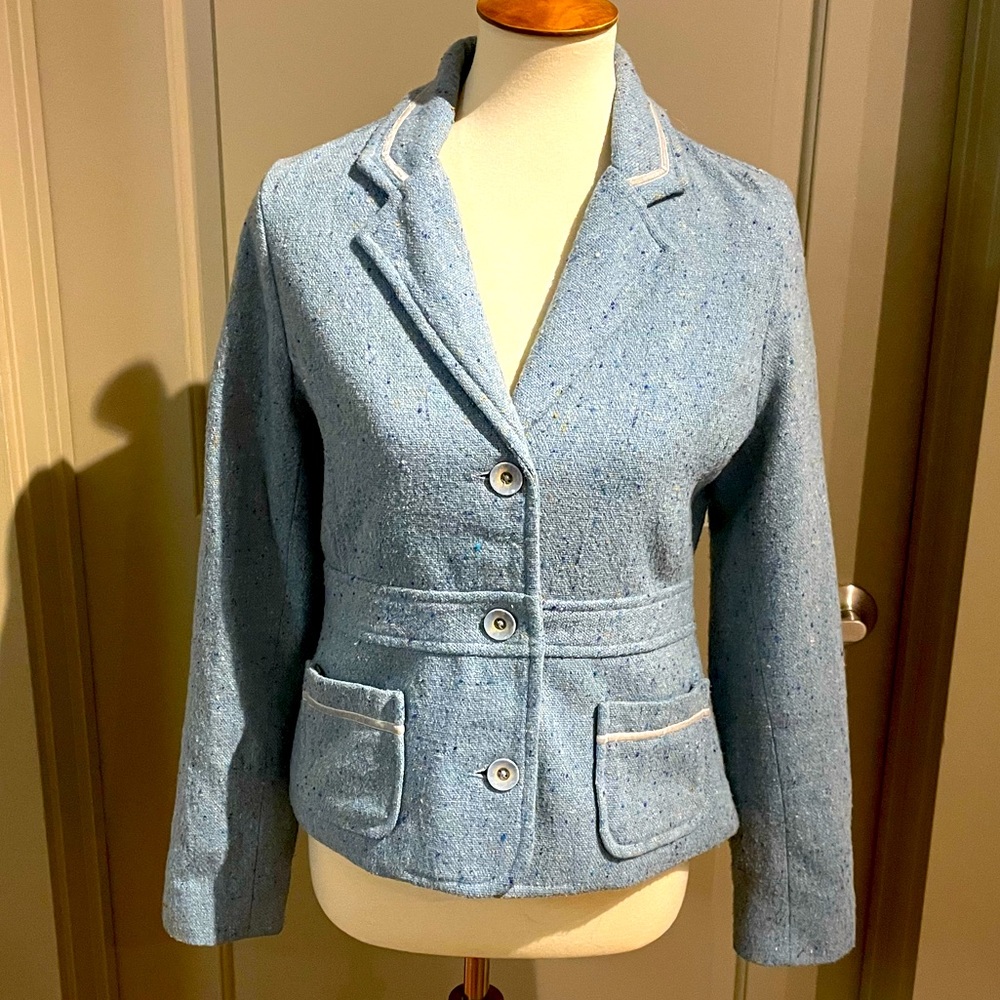 Powder blue blazer